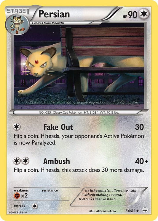 Pokemon Persian 54/83 Generations