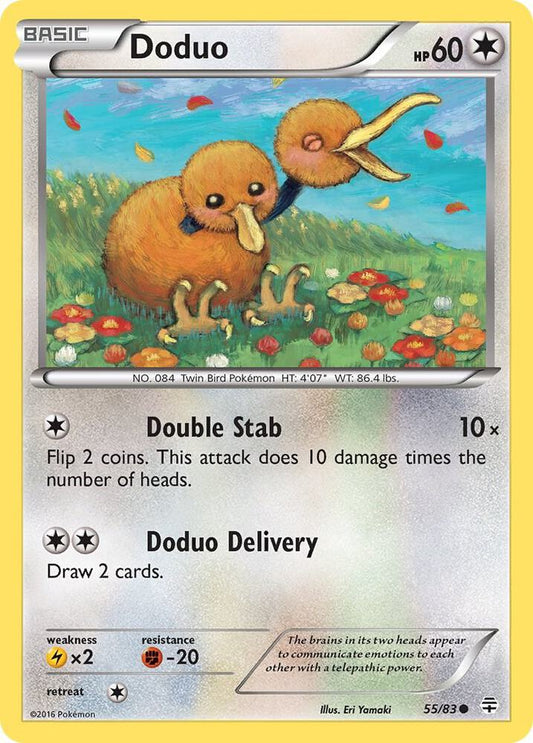 Pokemon Doduo 55/83 Generations