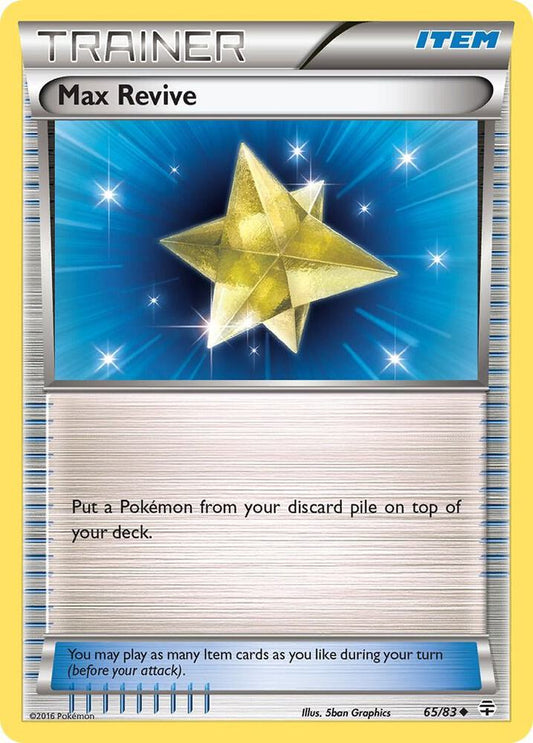 Pokemon Max Revive 65/83 Generations
