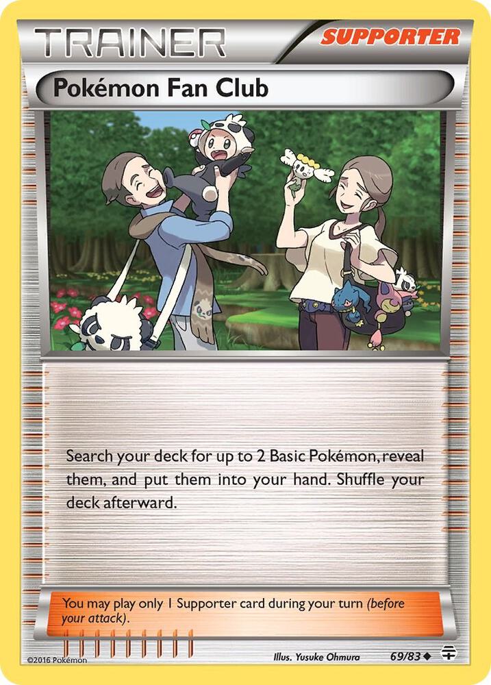 Pokemon Pokémon Fan Club 69/83 Generations