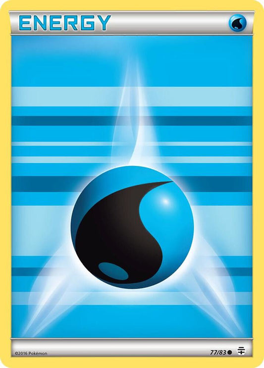 Pokemon Water Energy 77/83 Generations