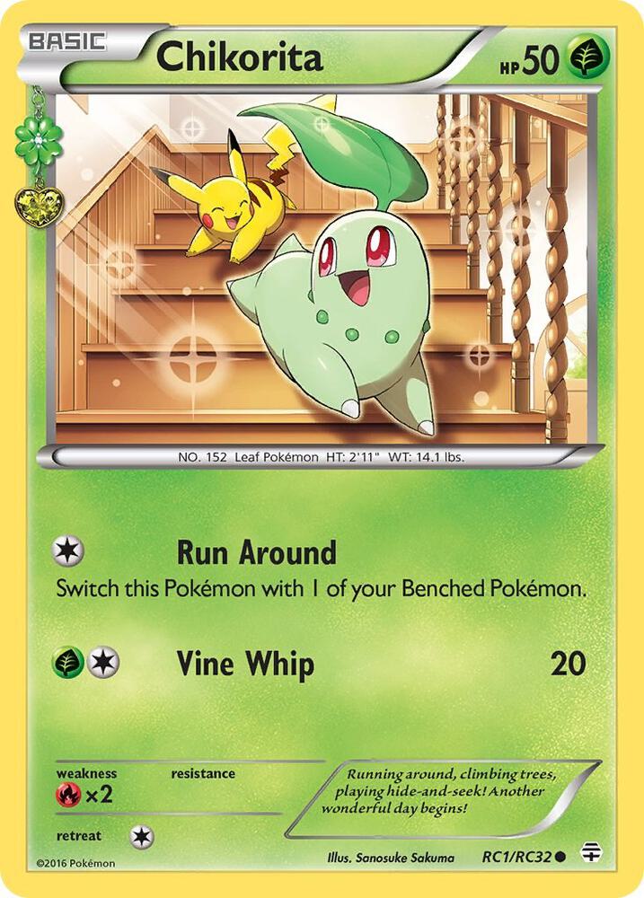 Pokemon Chikorita RC1/RC32 Generations