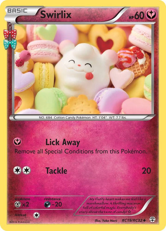 Pokemon Swirlix RC19/RC32 Generations