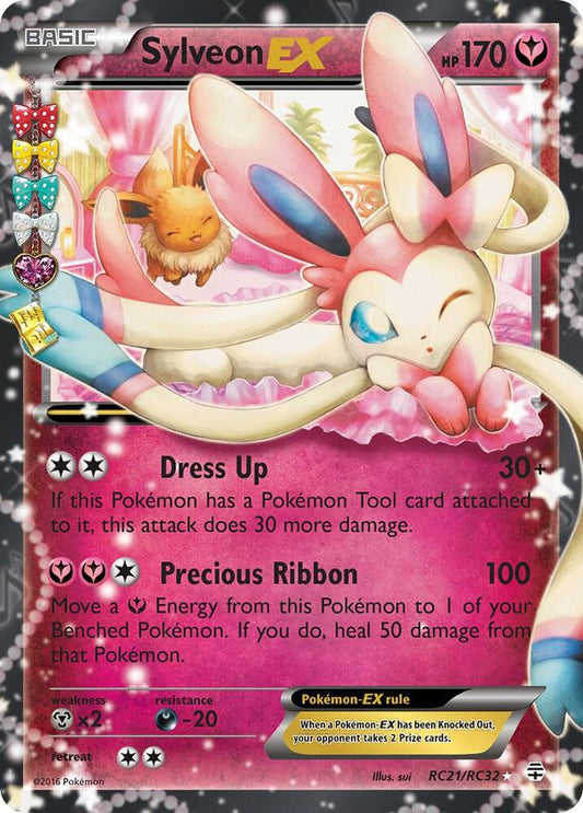 Pokemon Sylveon EX RC21/RC32 Generations