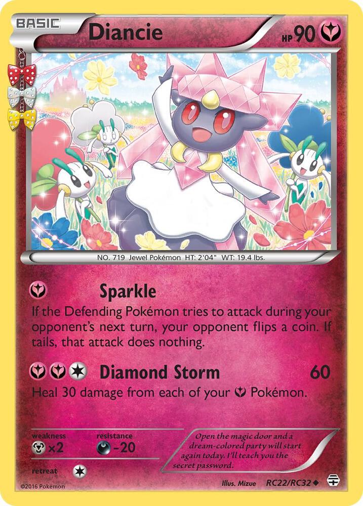 Pokemon Diancie RC22/RC32 Generations