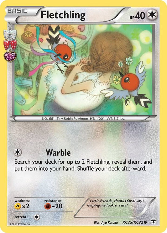 Pokemon Fletchling RC25/RC32 Generations