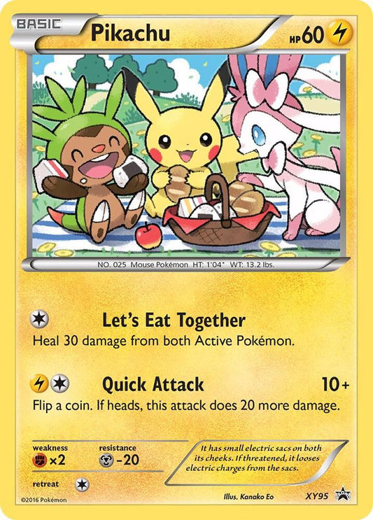 Pokemon Pikachu XY95 XY Black Star Promos
