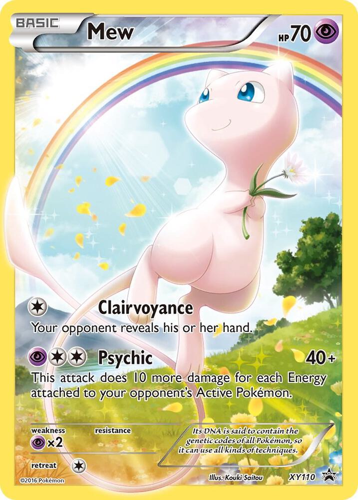 Pokemon Mew XY110 XY Black Star Promos