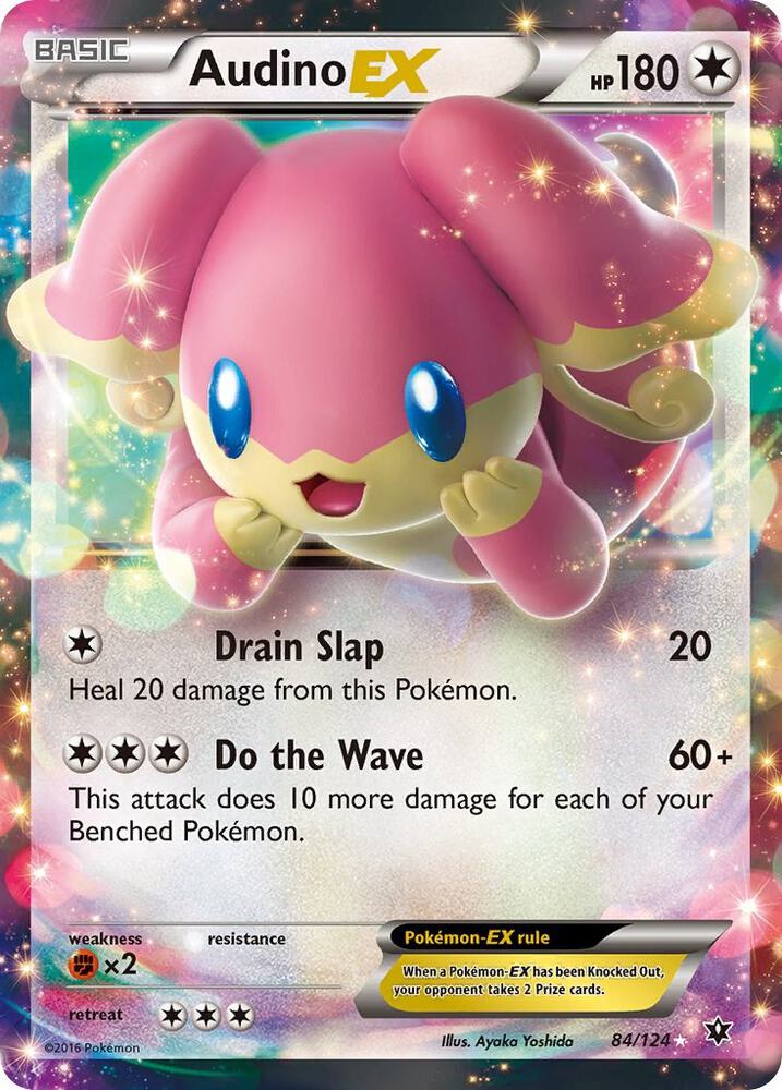 Pokemon Audino EX 84/124 Fates Collide