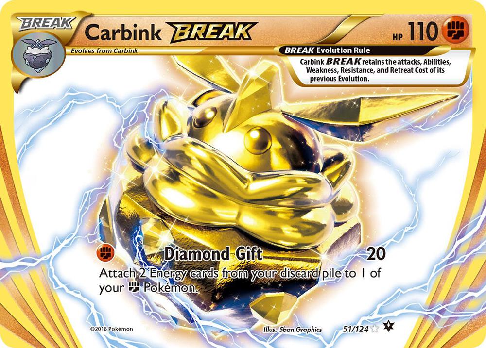 Pokemon Carbink BREAK 51/124 Fates Collide