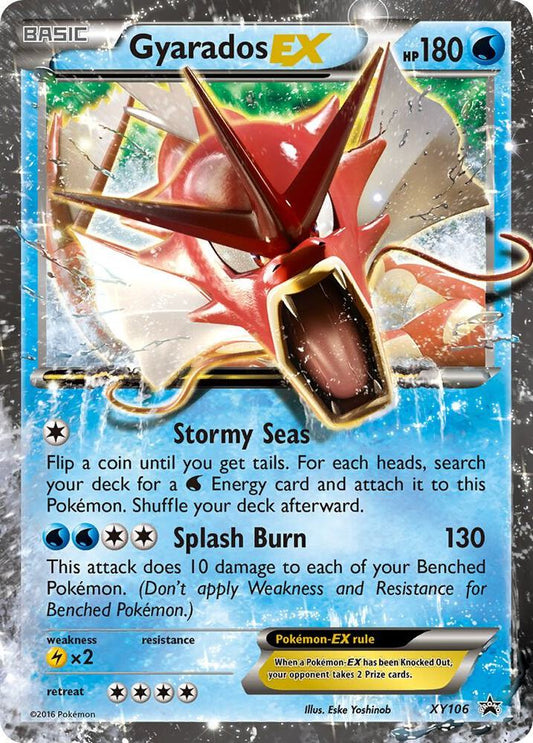 Pokemon Gyarados EX XY106 XY Black Star Promos
