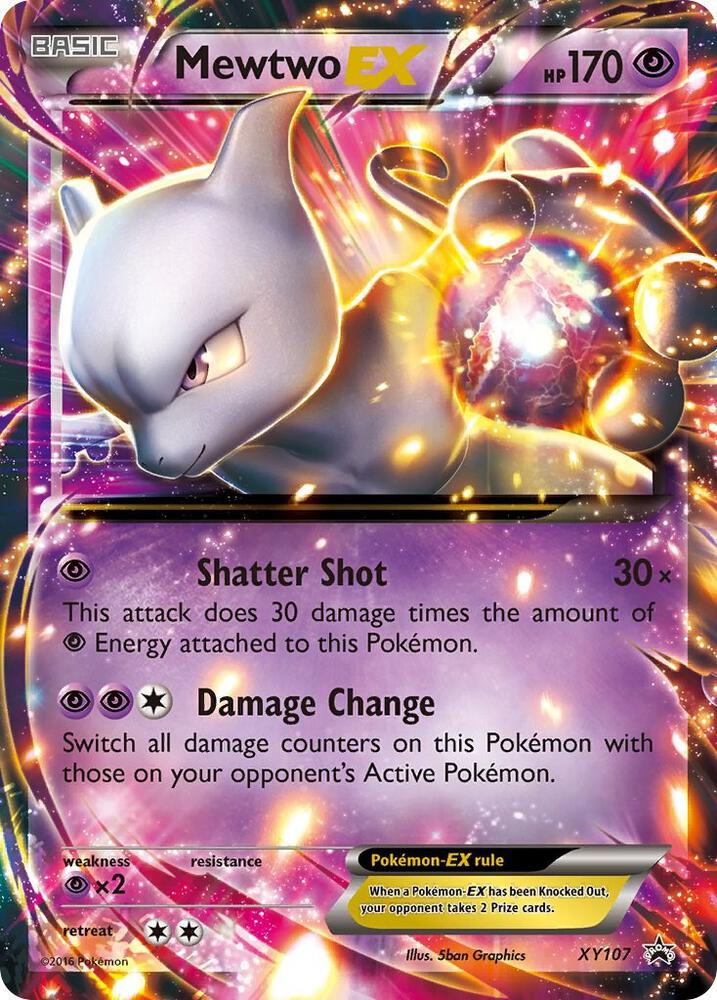 Pokemon Mewtwo EX XY107 XY Black Star Promos