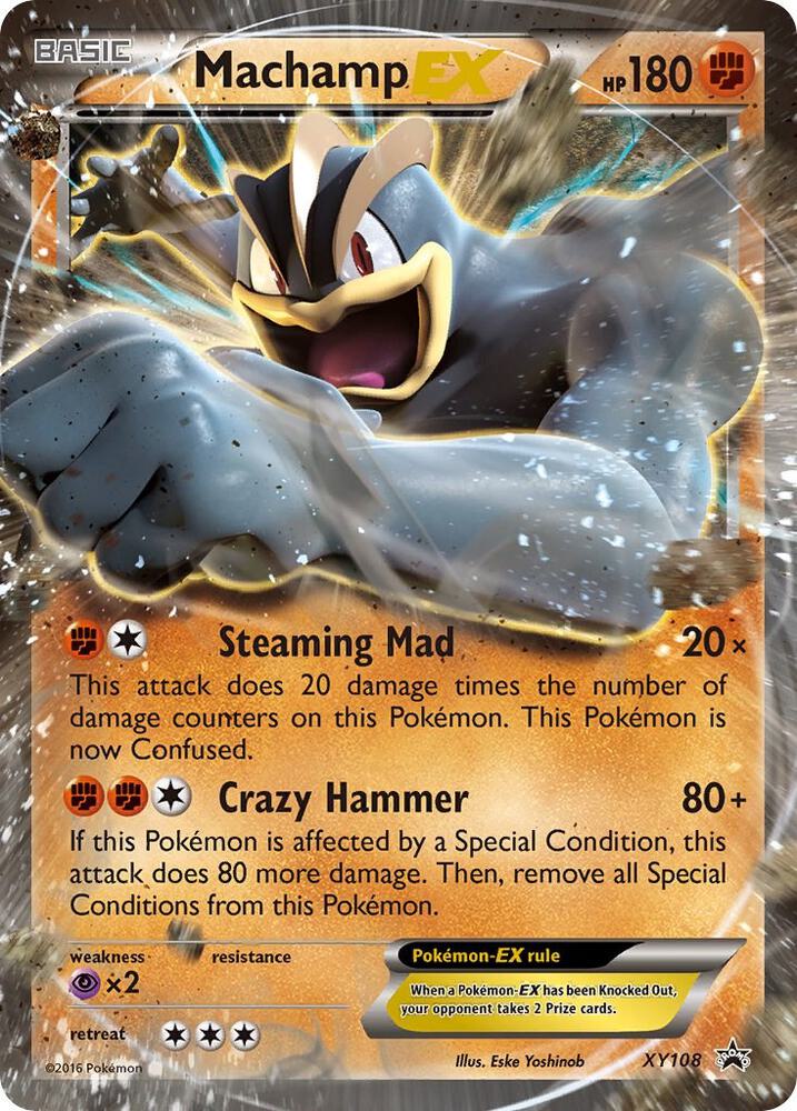 Pokemon Machamp EX XY108 XY Black Star Promos