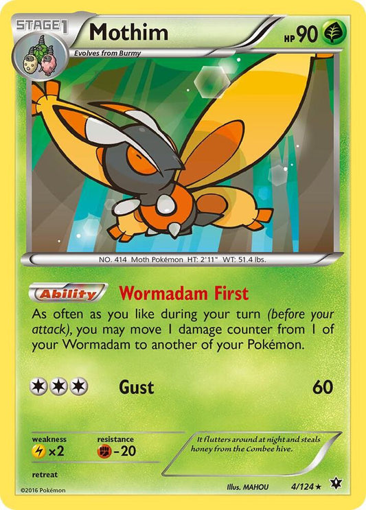 Pokemon Mothim 4/124 Fates Collide