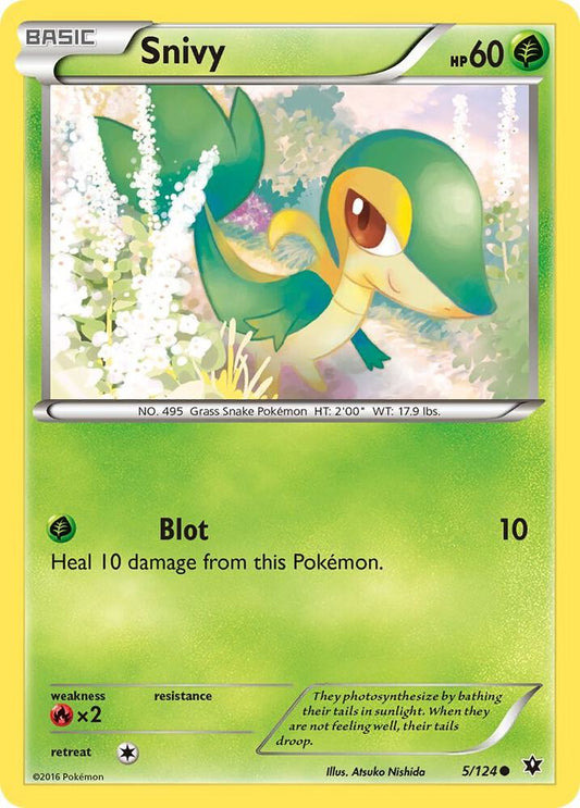Pokemon Snivy 5/124 Fates Collide
