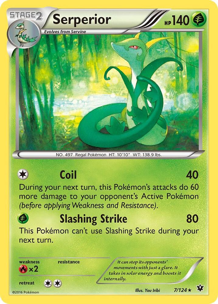 Pokemon Serperior 7/124 Fates Collide