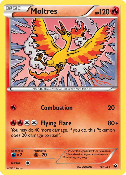 Pokemon Moltres 9/124 Fates Collide