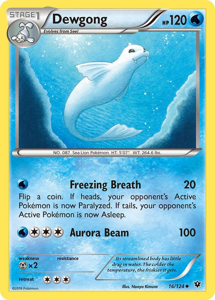 Pokemon Dewgong 16/124 Fates Collide