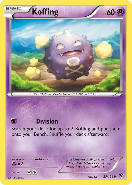 Pokemon Koffing 27/124 Fates Collide