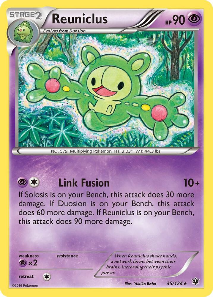 Pokemon Reuniclus 35/124 Fates Collide