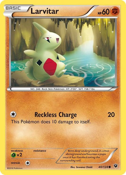 Pokemon Larvitar 40/124 Fates Collide
