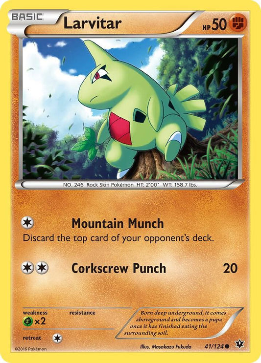 Pokemon Larvitar 41/124 Fates Collide