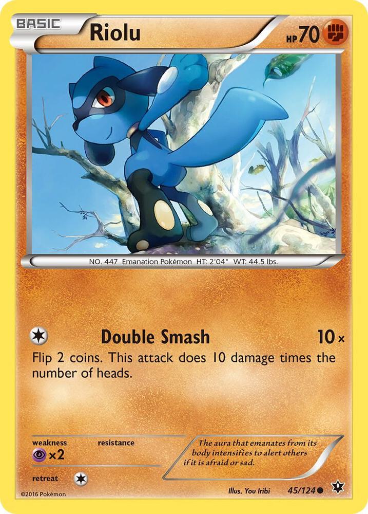 Pokemon Riolu 45/124 Fates Collide