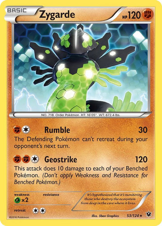 Pokemon Zygarde 53/124 Fates Collide