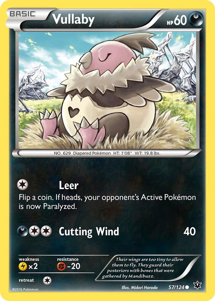 Pokemon Vullaby 57/124 Fates Collide