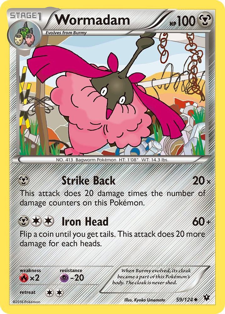 Pokemon Wormadam 59/124 Fates Collide