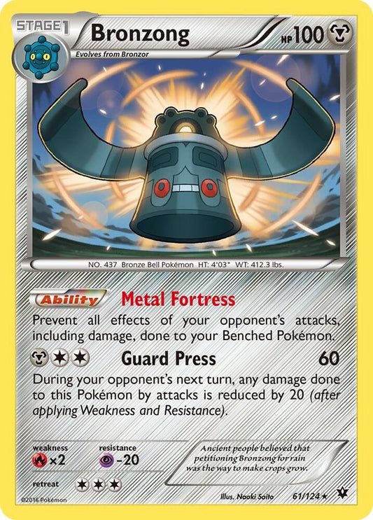 Pokemon Bronzong 61/124 Fates Collide