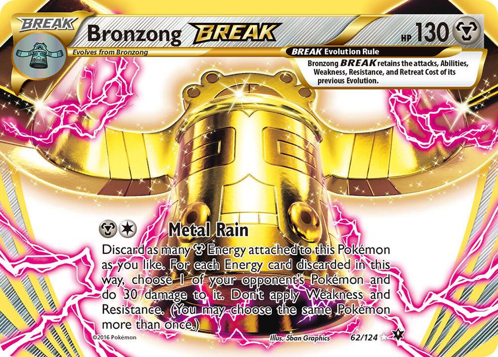 Pokemon Bronzong BREAK 62/124 Fates Collide