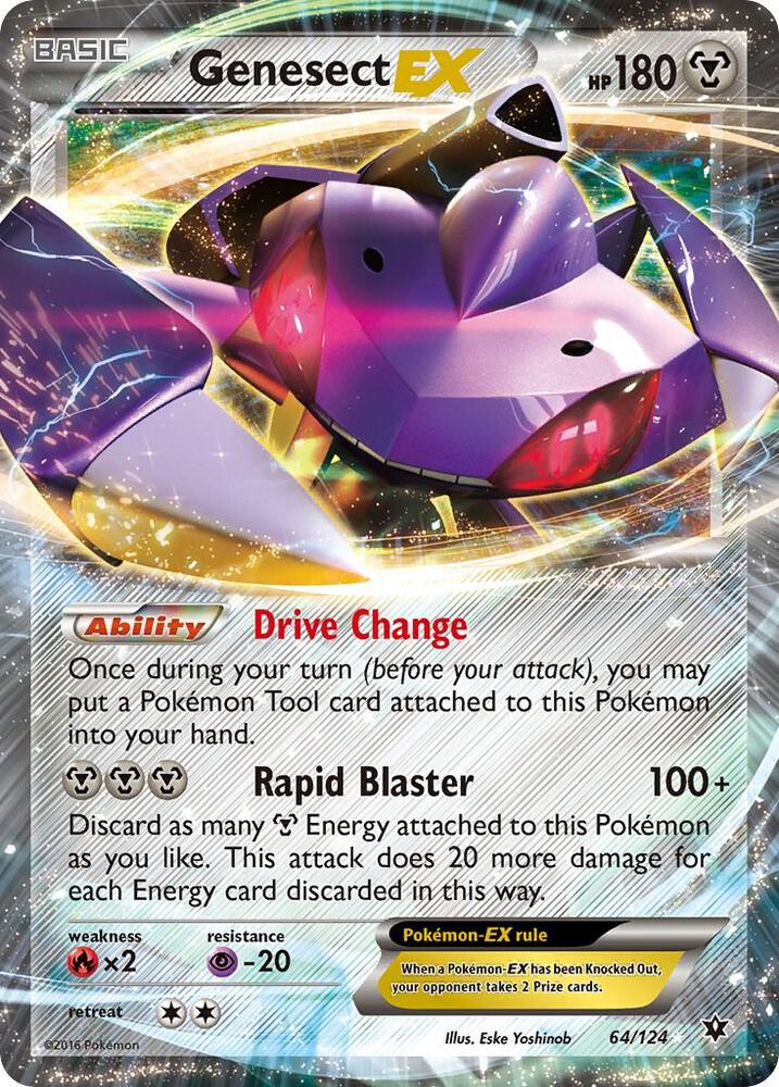 Pokemon Genesect EX 64/124 Fates Collide
