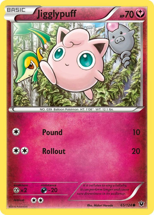 Pokemon Jigglypuff 65/124 Fates Collide