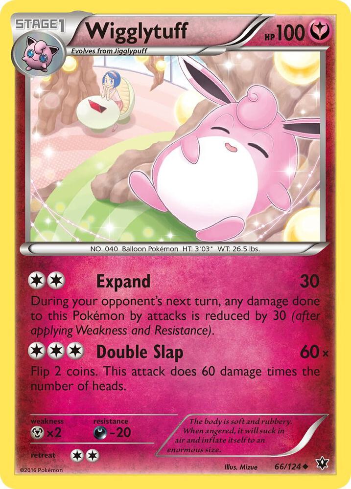 Pokemon Wigglytuff 66/124 Fates Collide