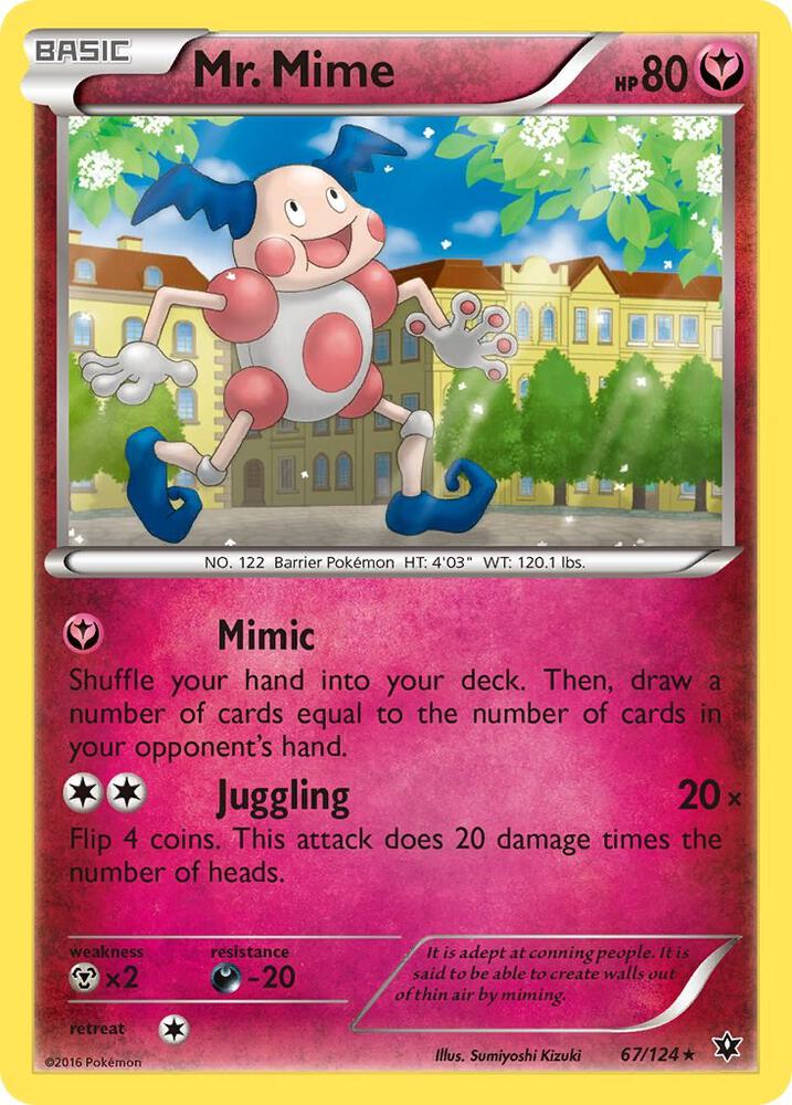 Pokemon Mr. Mime 67/124 Fates Collide