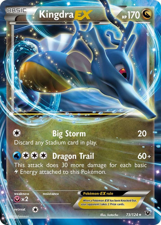 Pokemon Kingdra EX 73/124 Fates Collide