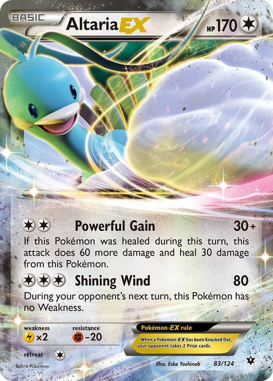 Pokemon Altaria EX 83/124 Fates Collide