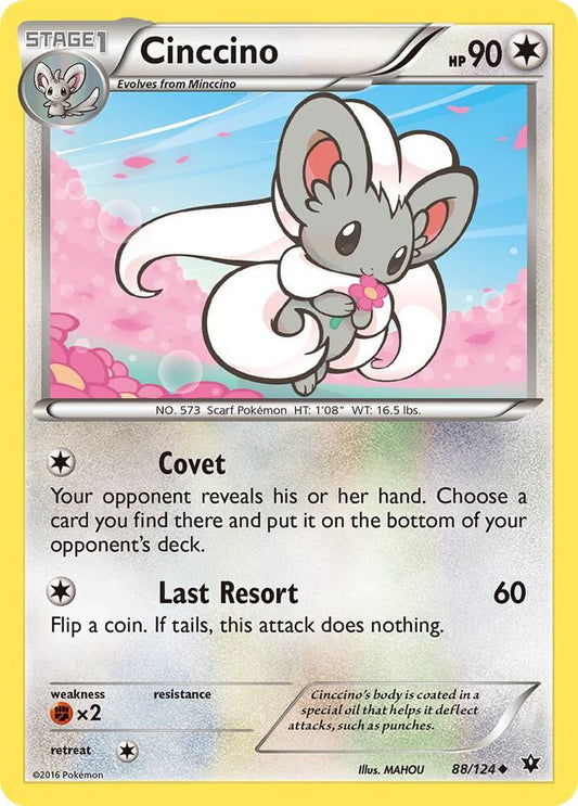 Pokemon Cinccino 88/124 Fates Collide