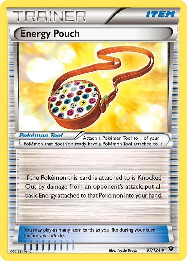 Pokemon Energy Pouch 97/124 Fates Collide