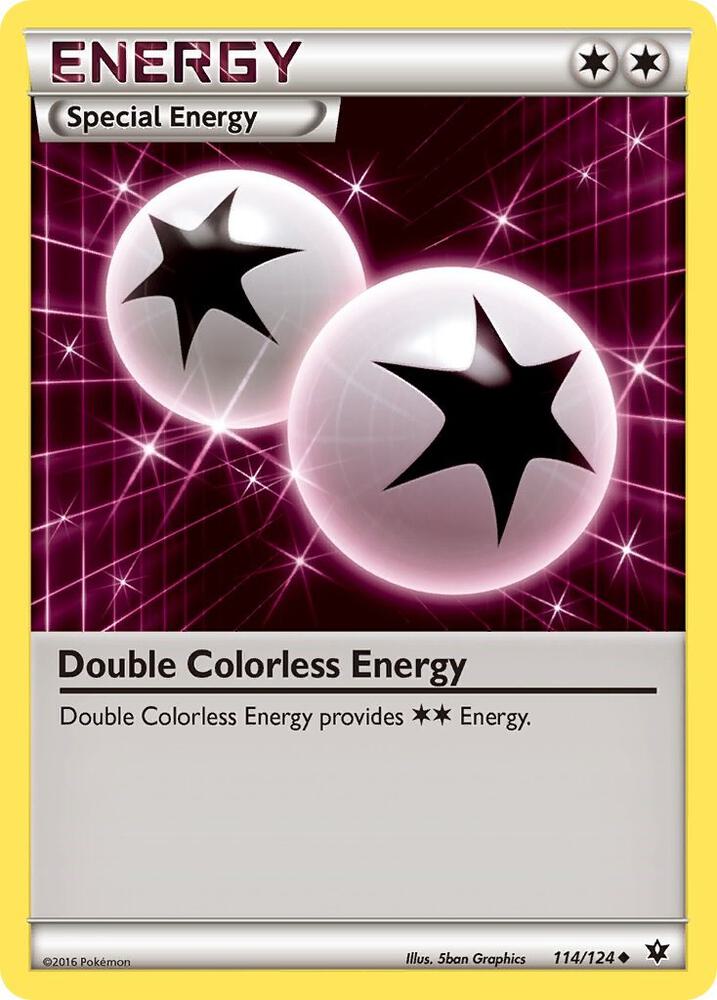 Pokemon Double Colorless Energy 114/124 Fates Collide