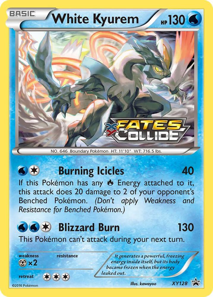 Pokemon White Kyurem XY128 XY Black Star Promos