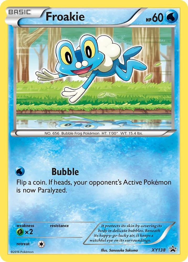 Pokemon Froakie XY138 XY Black Star Promos