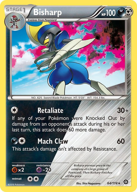 Pokemon Bisharp 64/114 Steam Siege