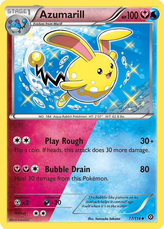 Pokemon Azumarill 77/114 Steam Siege