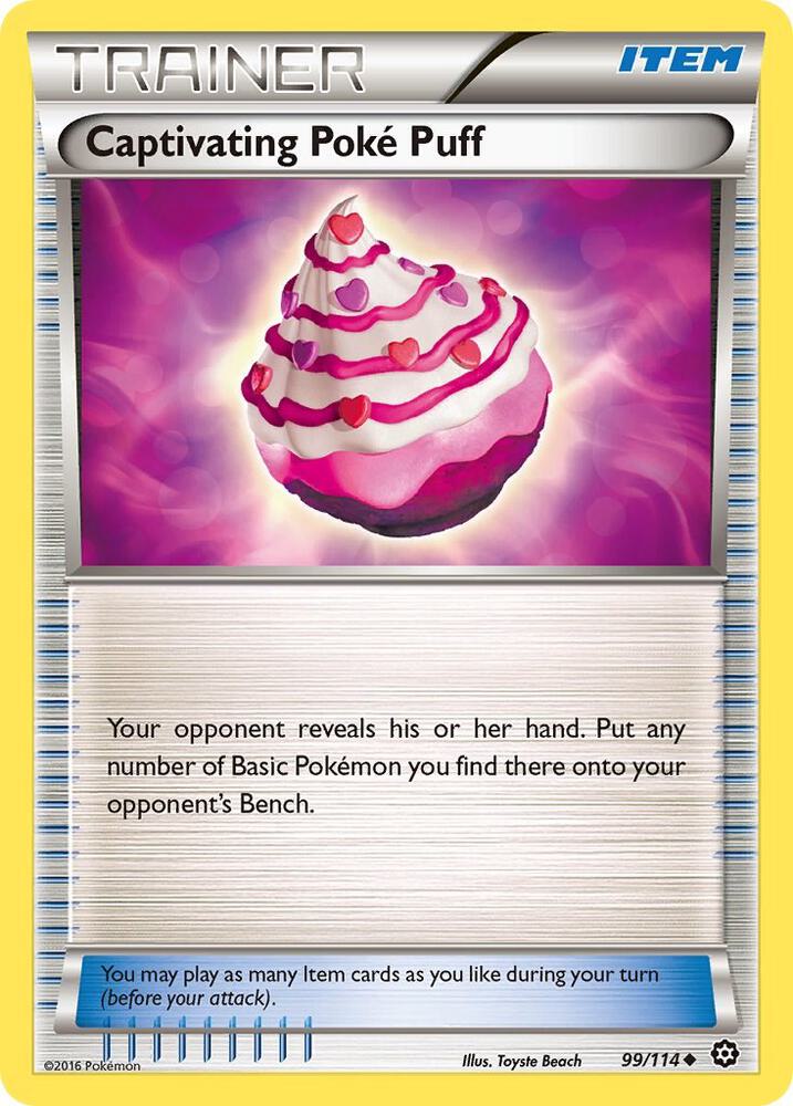 Pokemon Captivating Poké Puff 99/114 Steam Siege