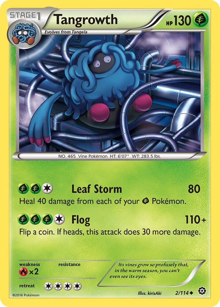 Pokemon Tangrowth 2/114 Steam Siege