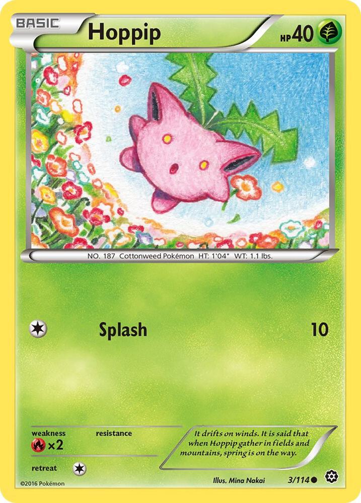 Pokemon Hoppip 3/114 Steam Siege