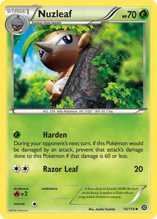 Pokemon Nuzleaf 10/114 Steam Siege