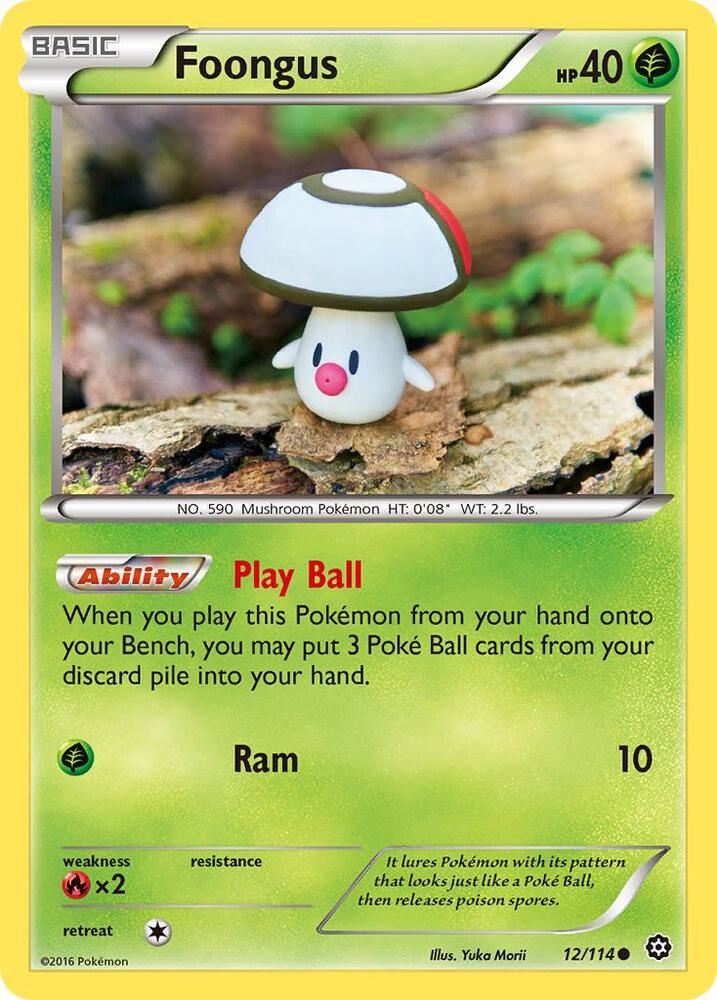 Pokemon Foongus 12/114 Steam Siege